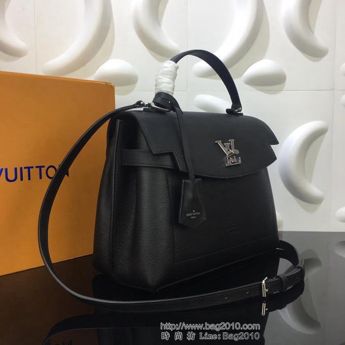 路易威登LV 頂級原單 M51395 Lockme Ever手袋 小牛皮 單手柄 時尚手提肩背斜挎包  YDH2344